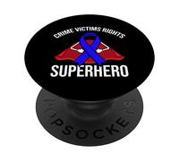 Superhéros des Droits des Victimes de Crime PopSockets PopGrip Adhésif