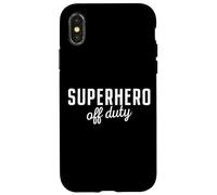 Superhéros en Civil Superhero Off Duty Costume de Superhéros Coque pour iPhone X/XS