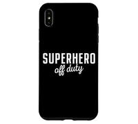 Superhéros en Civil Superhero Off Duty Costume de Superhéros Coque pour iPhone XS Max