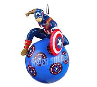 Superhéros Spiderman Thor Hulk Captain America Marvel Superhéros assis sur les boules (Captain America)