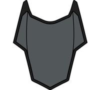 Supérieur mat anthracite prise d'air Airoh Spark casque