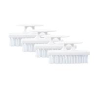 Superio Brosse à ongles pour nettoyer les ongles des doigts, brosse à récurer les ongles, les pieds, les mains, les doigts, petite brosse à récurer - Brosse de nettoyage rigide tout usage (4, blanc)