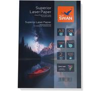Superior A3 Laser Paper,128 g/m²,Glossy Finish Double Sided,High Brightness,100 Sheets
