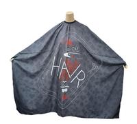 Superior Cape de coupe de cheveux «Poker Design» Dark Grey