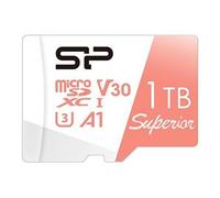 Silicon Power Carte mémoire Micro SD 1 to Compatible Nintendo Switch Compatible avec Carte mémoire SDXC microSDHC Haute Vitesse avec Adaptateur