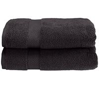 Superior Collection - Ensemble de Serviettes Super Douces et absorbantes, Coton, Noir, 6 pièces