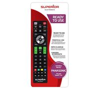 Superior Electronics Panasonic Smart TV Replacement SUPTRB011, La télécommande Universelle pour Les TV Panasonic (Smart et Non Smart) Noir