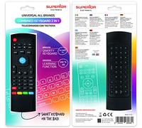 Superior Electronics SUPKCB001 - Combined Keyboard 2 in 1, Clavier Universel QWERTY avec télécommande pour téléviseurs Smart