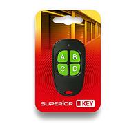 Superior Electronics SUPRF003 Key, télécommande Universelle à Quatre canaux, fréquence 433,92 MHz Code Fixe