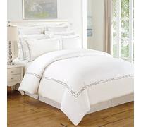 Superior Embroidery-Bedding Set MNLW Lorenz Parure de lit brodée 100% Coton 200 Fils, 38,1 x 6,4 x 25,4 cm