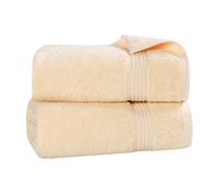 Superior - Ensemble de draps de Bain, 2 pièces, Coton, canari