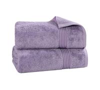 Superior - Ensemble de draps de Bain, 2 pièces, Coton, Violet Royal