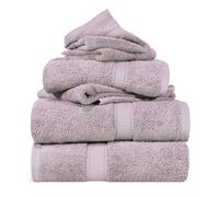 Superior - Ensemble de Serviettes, 6 pièces, Coton supérieur de 900 grammes, Violet