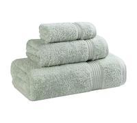 Superior - Ensemble de Serviettes, Coton, Sauge, 3 pièces