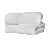 Superior - Ensemble de Serviettes de Bain, 2 pièces, Coton supérieur de 900 grammes, Blanc
