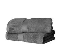 Superior - Ensemble de Serviettes de Bain, 2 pièces, Coton supérieur de 900 grammes, Charbon
