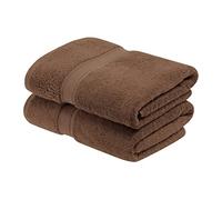 Superior - Ensemble de Serviettes de Bain, 2 pièces, Coton supérieur de 900 grammes, Chocolat