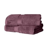 Superior - Ensemble de Serviettes de Bain, 2 pièces, Coton supérieur de 900 grammes, Prune