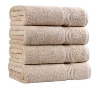 Superior - Ensemble de Serviettes de Bain, Coton, Toast, 4 pièces