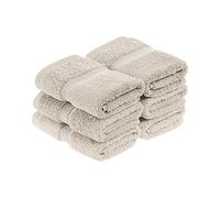 Superior - Ensemble de Serviettes pour Le Visage, Coton, Pierre, 900 g, 6 pièces