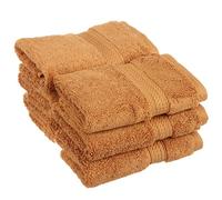 Superior - Ensemble de Serviettes pour Le Visage, Coton, Rouille, 900 g, 6 pièces