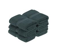 Superior - Ensemble de Serviettes pour Le Visage, Coton, Sarcelle, 900 g, 6 pièces