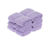 Superior Ensemble de Serviettes pour Le Visage, Coton, Violet, 900 g, 6 pièces