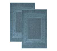 Superior Ensemble de Tapis de Bain, 2 pièces, Coton, Saphir