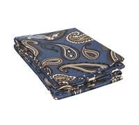 Superior - Ensemble taie d'oreiller, 51 x 76 cm, en Flanelle, Coton, Bleu Marine Cachemire