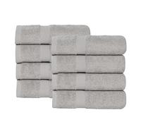 Superior Franklin Collection Franklin Lot de 8 Petites Serviettes en Coton à séchage Rapide pour décoration de Salle de Bain, Visage, Corps, Spa, Salle de Sport, absorbantes, Douces, Accessoires de