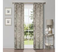 Superior Lot de 2 Rideaux occultants Thermiques de Style bohème Moderne avec Passe-Tringle pour Chambre à Coucher, Motif Feuilles, 66 x 213,4 cm, Vert Sauge