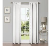 Superior Lot de 2 Rideaux occultants Thermiques pour Chambre à Coucher et Salon avec Passe-Tringle, 66 x 213,4 cm, Blanc Neige