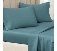 SUPERIOR Lot de 2 taies d'oreiller Standard en Coton égyptien 650 Fils, Caraïbes