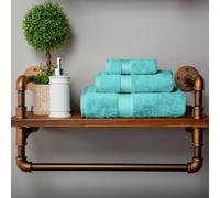 Superior Lot de 3 Serviettes en Coton égyptien - Comprend 1 Bain, 1 Main, 1 Serviette pour Le Visage/Gant de Toilette, Serviettes de Luxe Ultra Douces et épaisses en Peluche essentielles, Bain