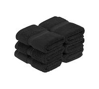 Superior Lot de 6 Serviettes pour Le Visage en Coton égyptien de 800 g/m², Comprend 6 Serviettes pour Le Visage, Peluche de Luxe, Serviettes épaisses et absorbantes, séchage Rapide, Accessoires de