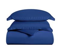 Superior MO300DCSL Parure de lit King Size 300 Fils 100% Modal, Couleur Unie, Bleu Marine, Bois de hêtre, 38,1x5,1x25,4 cm