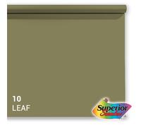 Superior papier de fond 10 Leaf 1,35 x 11m - vert mousse mat professionnel