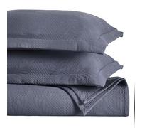 Superior Parure de lit 3 pièces en Coton, décoration de lit, Couvre-lit décoratif, 2 taies d'oreiller, Couverture de Poids Moyen, Couvre-lit en Matelas, Essentiels de literie, Collection Peploi, lit