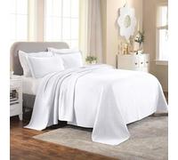 Superior Parure de lit R, Coton, Blanc, King Size