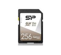 SILICON POWER Superior Pro - Carte mémoire flash - 256 Go - Video Class V60 / UHS-II U3 / Class10 - SDXC UHS-II