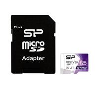 Superior Pro - Carte mémoire flash (adaptateur microSDXC vers SD inclus(e)) - 128 Go - A1 / Video Class V30 / UHS-I U3 / Class10 - microSDXC UHS-I -
