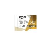 Superior Pro - Carte mémoire flash (adaptateur microSDXC vers SD inclus(e)) - 512 Go - A1 / Video Class V30 / UHS-I U3 / Class10 - microSDXC UHS-I -