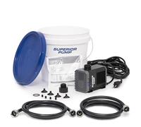 Superior Pump 91658 Kit de pompe pour chauffe-eau sans réservoir, blanc, avec solution détartrante non toxique, 7,6 litres, Deluxe