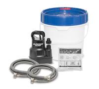 Superior Pump 91660 Kit de pompe de détartrage sans réservoir pour chauffe-eau avec solution de détartrage non toxique, 10 litres, Deluxe