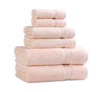 Superior Serviette, Coton, pêche, Lot de 6 pièces