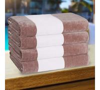 Superior Serviettes de Plage en Coton à Rayures, Serviettes colorées pour Adulte, Enfant, Piscine, Natation, Sable, Voyage, Grandes surdimensionnées, absorbantes, séchage Rapide, Bases de Bain