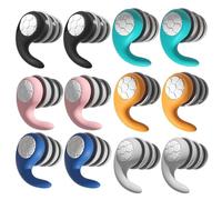 Superior Sound Defence Bouchons d'oreille pour sommeil - Protection auditive super douce et réutilisable en silicone souple pour réduire le bruit et les vols, les motos - Suppression du bruit de 30 dB