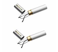 superior ZRL® 2 Pack Confortables Lunettes de Lecture Rimming Slim Unisexe avec étui à Tube +3.5-Argent