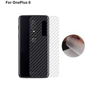 superior ZRL® 3D Transparent Anti-Rayures Anti-dérapant Distinct Téléphone Mobile en Fiber De Carbone Couverture Arrière Protecteur Film pour OnePlus 6/OnePlus 6T/OnePlus 7/OnePlus 7 Pro