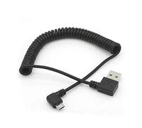 superior ZRL® Angle Droit degrés USB 2.0 à Micro USB mâle à Un Type de données mâle Câble de Source de données Sync câble de Charge